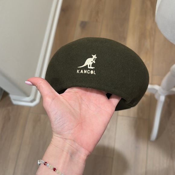 Vintage KANGOL Wool Hat Cabbie Newsboy Cap  Brown  Carimac England Size Small - Picture 5 of 9